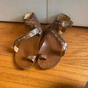 Brown sandals